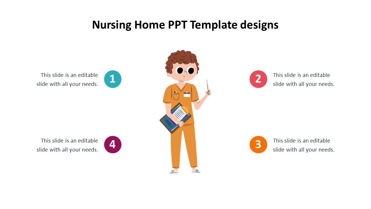 Nursing Home PPT Template designs